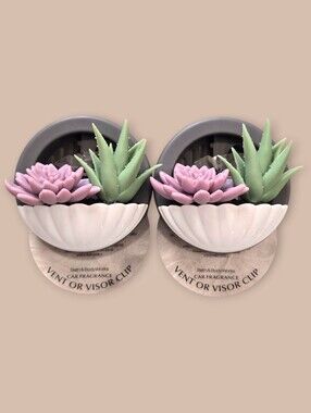 2 Car Visor or Vent Air Freshener Clips Bath & Body Works